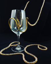 Crystal Bead - Champagne Color - Wine Necklace