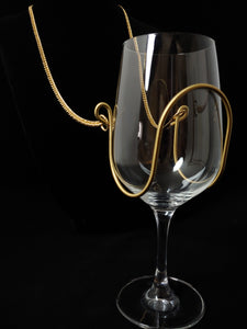 18 Karat Gold Chain - Gold Chain | Wine Glass Necklace