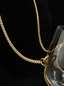 18 Karat Gold Chain - Gold Chain | Wine Glass Necklace