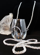 Crystal Bead  - Diamond - Wine Necklace