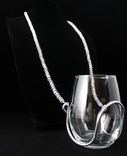 Crystal Bead  - Diamond - Wine Necklace