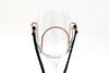 Braided Suede - Black Suede | Wine Glass Necklace